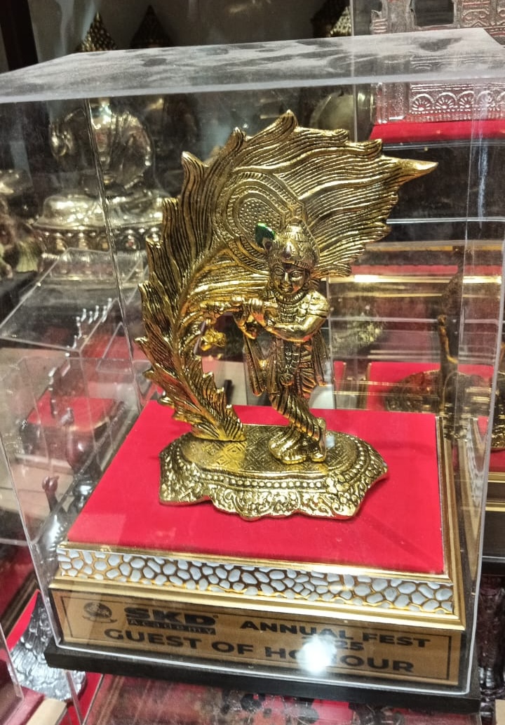 Antique Brass Statue (Pre-Restoration)